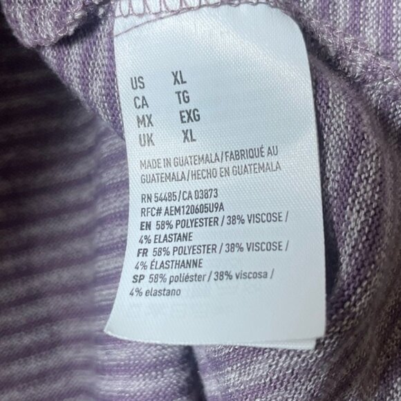 American Eagle XL Shirt Hoodie Soft   Sexy Top Purple AE Casual Long Sleeve Tops - Picture 5 of 7